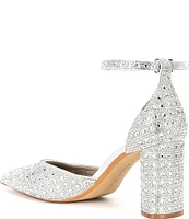 Gianni Bini Alisa Rhinestone Ankle Strap Dress Pumps