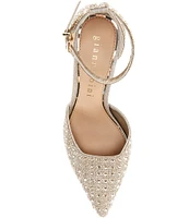 Gianni Bini Alisa Rhinestone Ankle Strap Dress Pumps