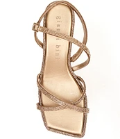 Gianni Bini Alyx Rhinestone Strappy Kitten Heel Dress Sandals