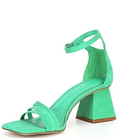 Gianni Bini Amarae Nubuck Suede Block Heel Dress Sandals