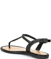 Gianni Bini Avellia Jewel Embellished T-Strap Family Matching Thong Sandals