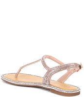 Gianni Bini Avellia Jewel Embellished T-Strap Family Matching Thong Sandals