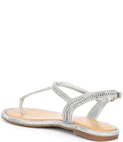 Gianni Bini Avellia Jewel Embellished T-Strap Family Matching Thong Sandals