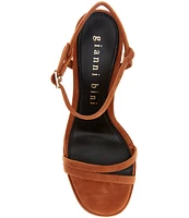 Gianni Bini Babel Suede Strappy Platform Dress Sandals