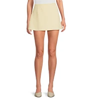 Gianni Bini Beri Crepe Coordinating Mini Skort