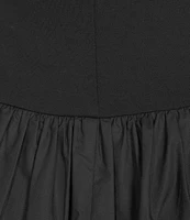 Gianni Bini Beth Crew Neck Sleeveless Bubble Hem Mini Dress