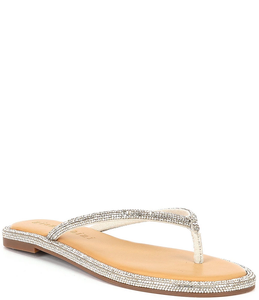 Gianni Bini Betina Bling Embellished Thong Sandals