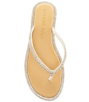 Gianni Bini Betina Bling Embellished Thong Sandals