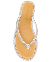 Gianni Bini Betina Bling Embellished Thong Sandals