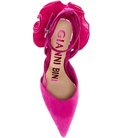 Gianni Bini Bradley Suede Ruffle Detail Pumps