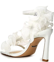 Gianni Bini Bridal Collection Franz Chiffon Ruffle Dress Sandals