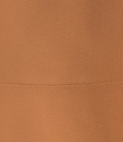 Gianni Bini Charlotte Crepe Boat Neck Sleeveless A-Line Mini Dress