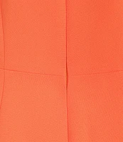 Gianni Bini Charlotte Crepe Boat Neck Sleeveless A-Line Mini Dress