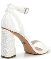 Gianni Bini DaneaTwo Pearl Ankle Strap Block Heel Sandals