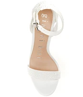 Gianni Bini DaneaTwo Pearl Ankle Strap Block Heel Sandals