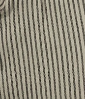 Gianni Bini Dani Stripe Print Linen Drawstring Pants