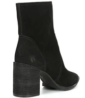 Gianni Bini Darnold Nubuck Block Heel Booties