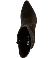 Gianni Bini Darnold Nubuck Block Heel Booties