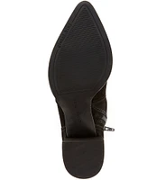 Gianni Bini Darnold Nubuck Block Heel Booties