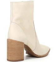 Gianni Bini Darnold Nubuck Block Heel Booties