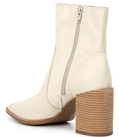 Gianni Bini Darnold Nubuck Block Heel Booties