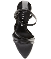 Gianni Bini Fitz Leather Strappy Sandals