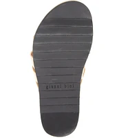 Gianni Bini Gaige Leather Footbed Sandals