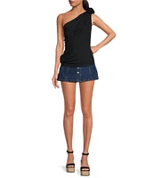 Gianni Bini Georgie Denim High Rise Shorts