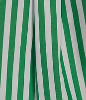 Gianni Bini Georgie Woven Stripe Coordinating Button Front Long Sleeve Shirt