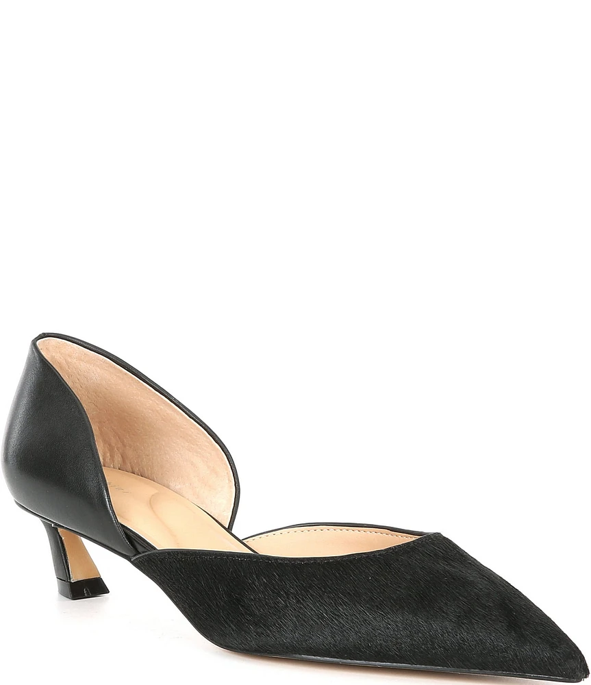 Gianni Bini GwenTwo Haircalf Kitten Heel D'Orsay Pumps