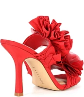 Gianni Bini Hardaway Ruffle Flower Dress Sandals