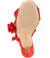 Gianni Bini Hardaway Ruffle Flower Dress Sandals