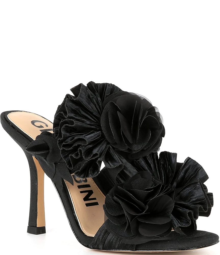 Gianni Bini Hardaway Ruffle Flower Dress Sandals