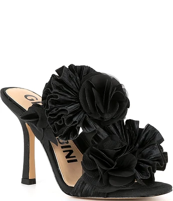 Gianni Bini Hardaway Ruffle Flower Dress Sandals