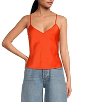 Gianni Bini Harper Satin V-Neck Cami