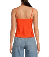 Gianni Bini Harper Satin V-Neck Cami