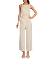 Gianni Bini Hartley Crepe Pleated Straight Wide Leg Coordinating Pants