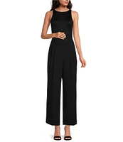 Gianni Bini Hartley Crepe Pleated Straight Wide Leg Coordinating Pants