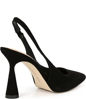 Gianni Bini Isla Suede Square Toe Slingback Pumps