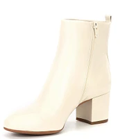 Gianni Bini Jaydennn Leather Block Heel Booties