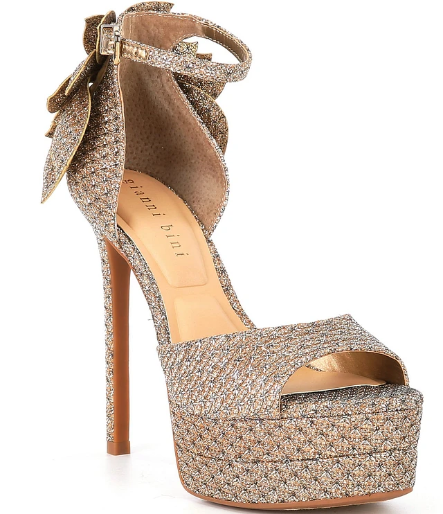 Gianni Bini Karmello Sparkle Flower Ankle Strap Platform Dress Sandals at Hamilton Place in Chattanooga, TN Gianni Bini Karmello Sparkle Flower Ankle Strap Platform Dress Sandals at Hamilton Place in Chattanooga, TN