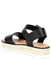 Gianni Bini Keegan Buckle Detail Espadrille Platform Sandals