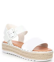 Gianni Bini Keegan Buckle Detail Espadrille Platform Sandals