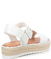 Gianni Bini Keegan Buckle Detail Espadrille Platform Sandals