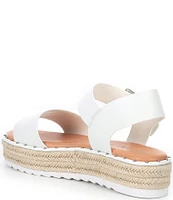 Gianni Bini Keegan Buckle Detail Espadrille Platform Sandals