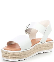 Gianni Bini Keegan Buckle Detail Espadrille Platform Sandals