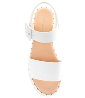 Gianni Bini Keegan Buckle Detail Espadrille Platform Sandals