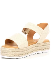 Gianni Bini Keegan Raffia Espadrille Platform Sandals