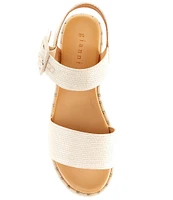 Gianni Bini Keegan Raffia Espadrille Platform Sandals