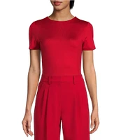 Gianni Bini Layla Short Sleeve Crew Neck Coordinating Bodysuit